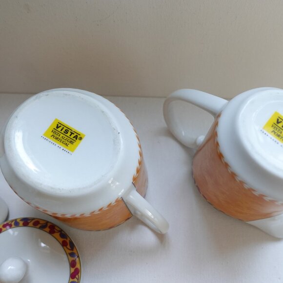 Elegant Vista Alegre Portugal Tea Set - 5 Pieces - Picture 9 of 16